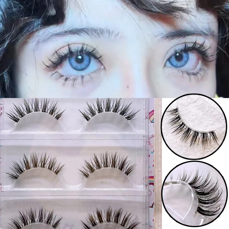New Manga Lashes Little Devil Segmented Cross Lash Extension False Eyelashes Natural Reusable 3 Pairs Transparent Stems Natural
New Manga Lashes Little Devil Segmented Cross Lash Extension False Eyelashes Natural Reusable 3 Pairs Transparent Stems Natural