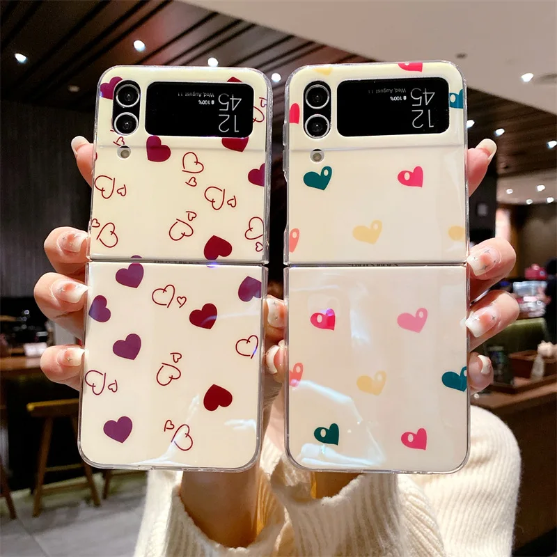 Cartoon Heart Phone Case for Samsung Galaxy Z Flip 3 Z Flip 4 Hard PC Back Cover for ZFlip3 ZFlip4 Case Shell
Cartoon Heart Phone Case for Samsung Galaxy Z Flip 3 Z Flip 4 Hard PC Back Cover for ZFlip3 ZFlip4 Case Shell