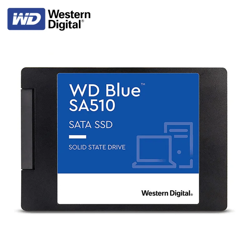 

Western Digital WD 2.5" Blue SSD 250G 500GB 1T SA510 SATA III Internal Solid State Drive Up to 560 MB/s For Desktop Laptop