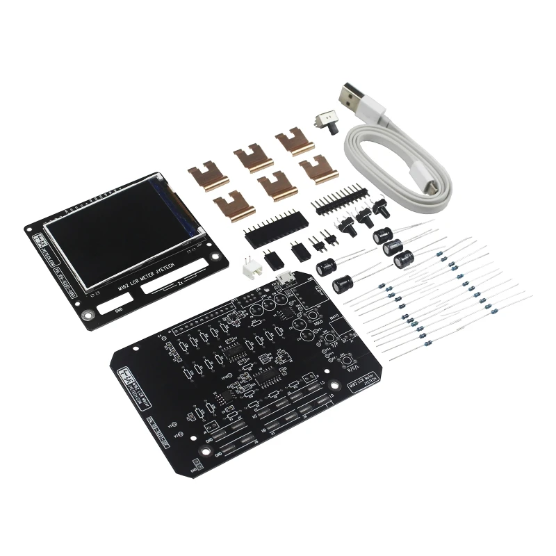 1 Set M162 LCR Meter DIY Kit Portable Capacitance Tester Multifunction Inductor Capacitor Resistance Detector with Housing Shell
1 Set M162 LCR Meter DIY Kit Portable Capacitance Tester Multifunction Inductor Capacitor Resistance Detector with Housing Shell