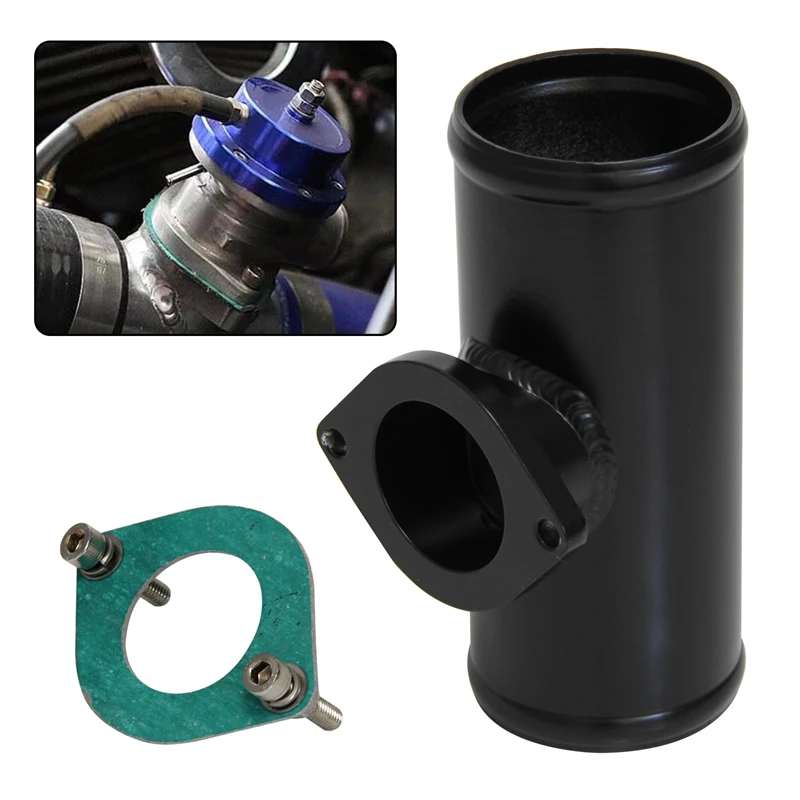 

2.5" 63mm Turbo Flange Pipe Fit For GD-RS FV RZ BOV Blow Off Valve Adapter Black/Silver