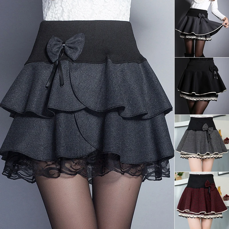 Korean Fashion Large Size Summer Women Skirt A-Line Double Ruffles Cute Bow Pleated Elastic High Waist Lace Umbrella Mini Skirts
Korean Fashion Large Size Summer Women Skirt A-Line Double Ruffles Cute Bow Pleated Elastic High Waist Lace Umbrella Mini Skirts