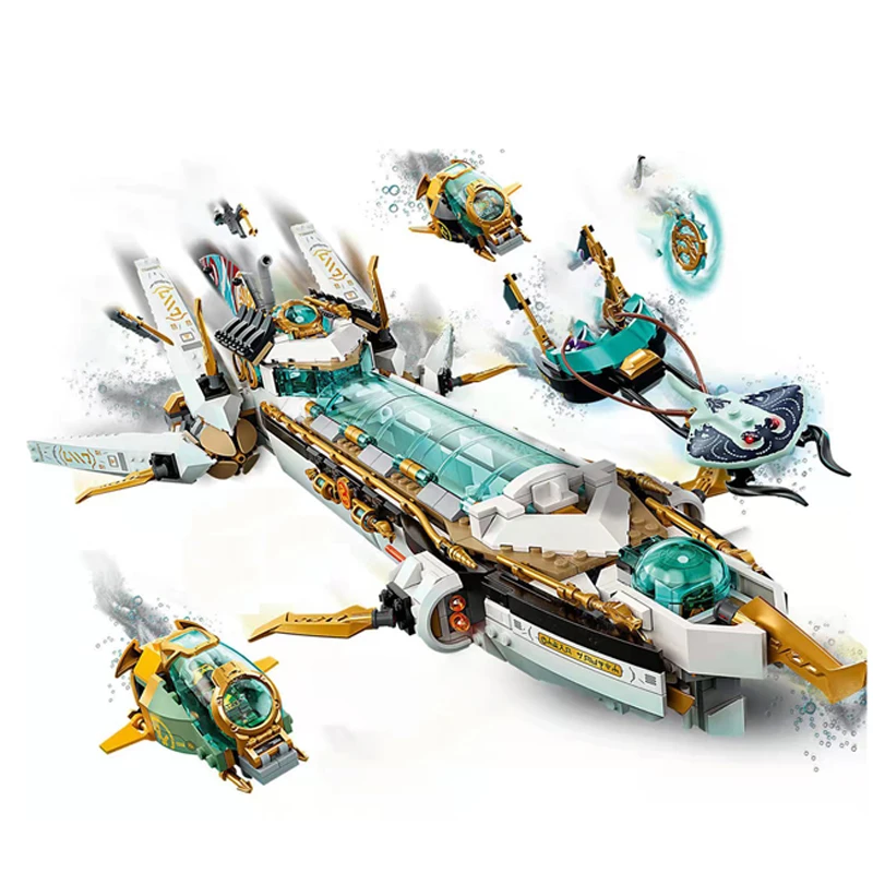 2022 Hot New Products Compatible with Ninjago Ninja Series Underwater Reward No. 71756 Oversized Splicing Puzzle Building Blocks
2022 Hot New Products Compatible with Ninjago Ninja Series Underwater Reward No. 71756 Oversized Splicing Puzzle Building Blocks