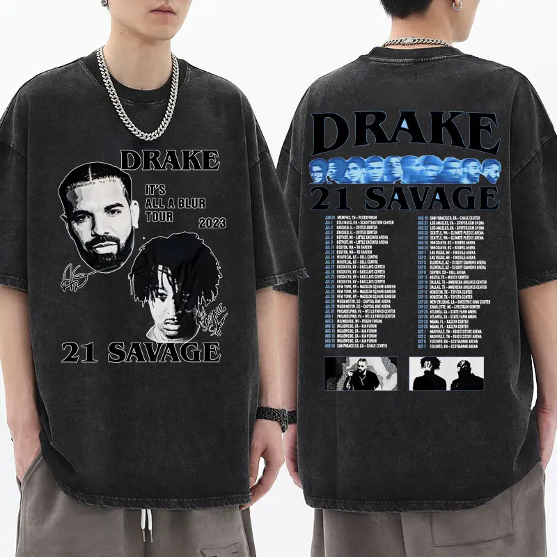 

Rapper Drake 2023 New Albums T Shirt If You Are Reading This It Is Too Late Print T-Shirt Men Women Vintage Washed Black Tshirt
