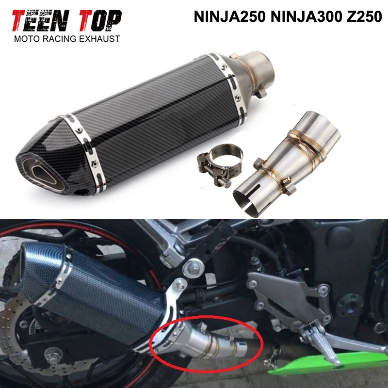 Выхлопная система для Kawasaki Ninja250 Ninja300 Z250 2013 2014 2015 51 мм
Выхлопная система для Kawasaki Ninja250 Ninja300 Z250 2013 2014 2015 51 мм