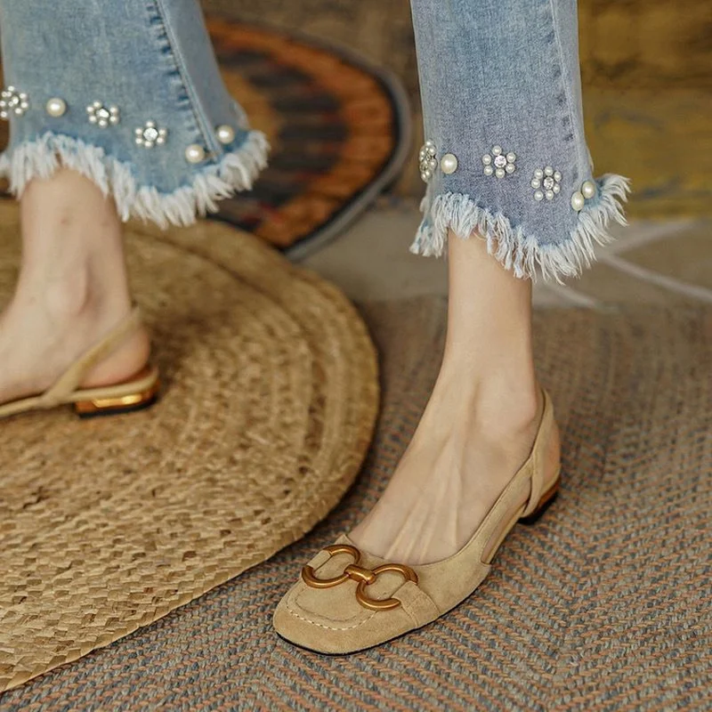 Women's Sandals 2022 Elegant Office Ladies Shoes and Sandals Woman Casual Shoes Square Heel Sandals Slip On Ladies Flats
Women's Sandals 2022 Elegant Office Ladies Shoes and Sandals Woman Casual Shoes Square Heel Sandals Slip On Ladies Flats