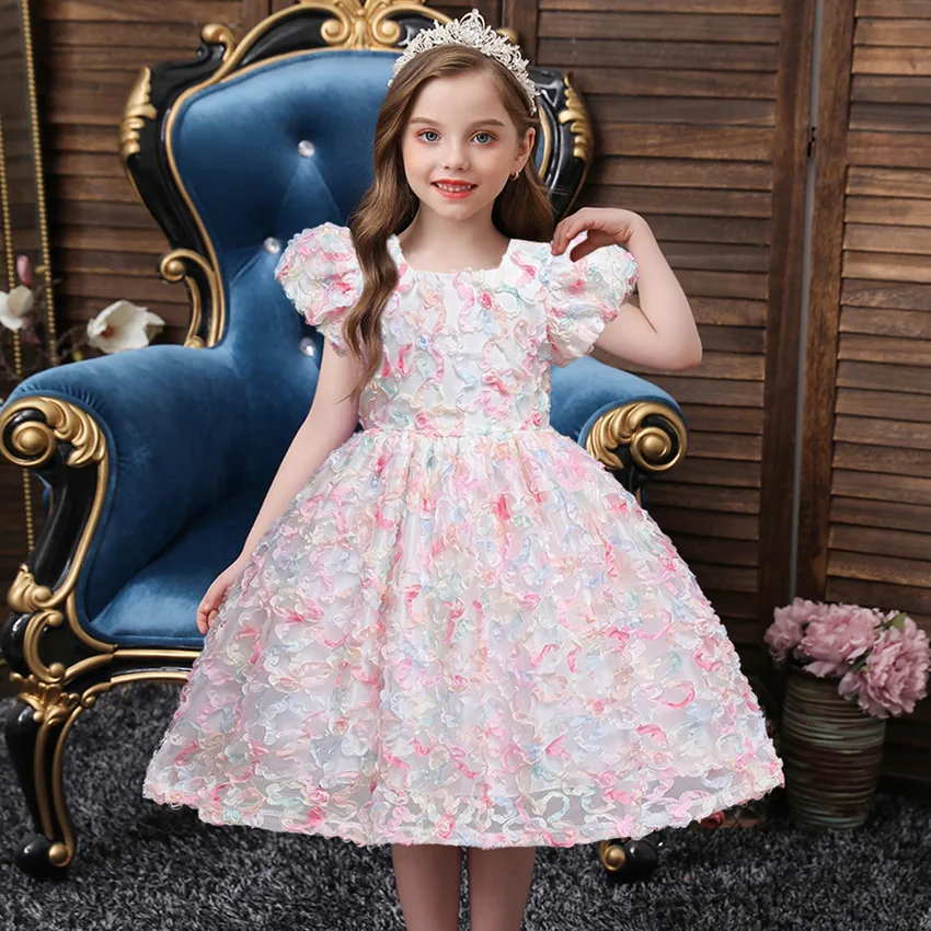 Party Dresses for Girls Fashion Round Neck Print Princess Dress Skirt Summer Girls Puff Sleeve Flower Dress Toddler Girl Clothes
Party Dresses for Girls Fashion Round Neck Print Princess Dress Skirt Summer Girls Puff Sleeve Flower Dress Toddler Girl Clothes