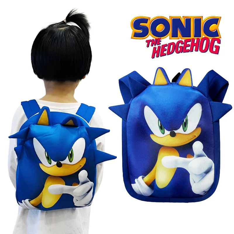 Sonic The Hedgehog Backpack Kawaii Cartoon Portable Large Lovely Capacity Student Kindergarten Book Bag Children Birthday Gift
Sonic The Hedgehog Backpack Kawaii Cartoon Portable Large Lovely Capacity Student Kindergarten Book Bag Children Birthday Gift