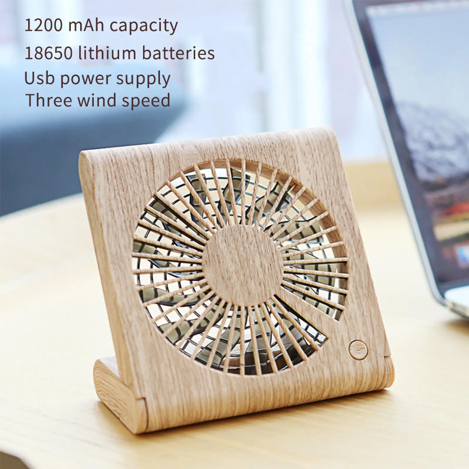 Настольный бесшумный переносной мини-вентилятор в стиле ретро с отделкой под дерево
Настольный бесшумный переносной мини-вентилятор в стиле ретро с отделкой под дерево