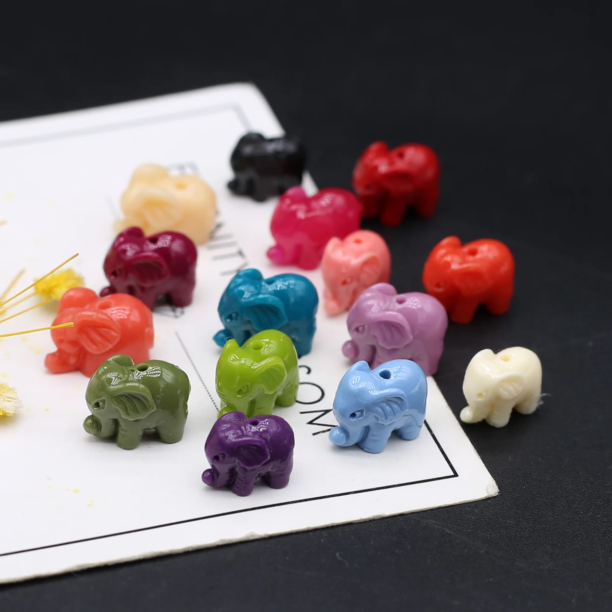 50 PCS Wholesale Elephant shaped Pendant Beads Colorful Synthetic Coral Animal Beads Pendant DIY Necklace Bracelet
50 PCS Wholesale Elephant shaped Pendant Beads Colorful Synthetic Coral Animal Beads Pendant DIY Necklace Bracelet