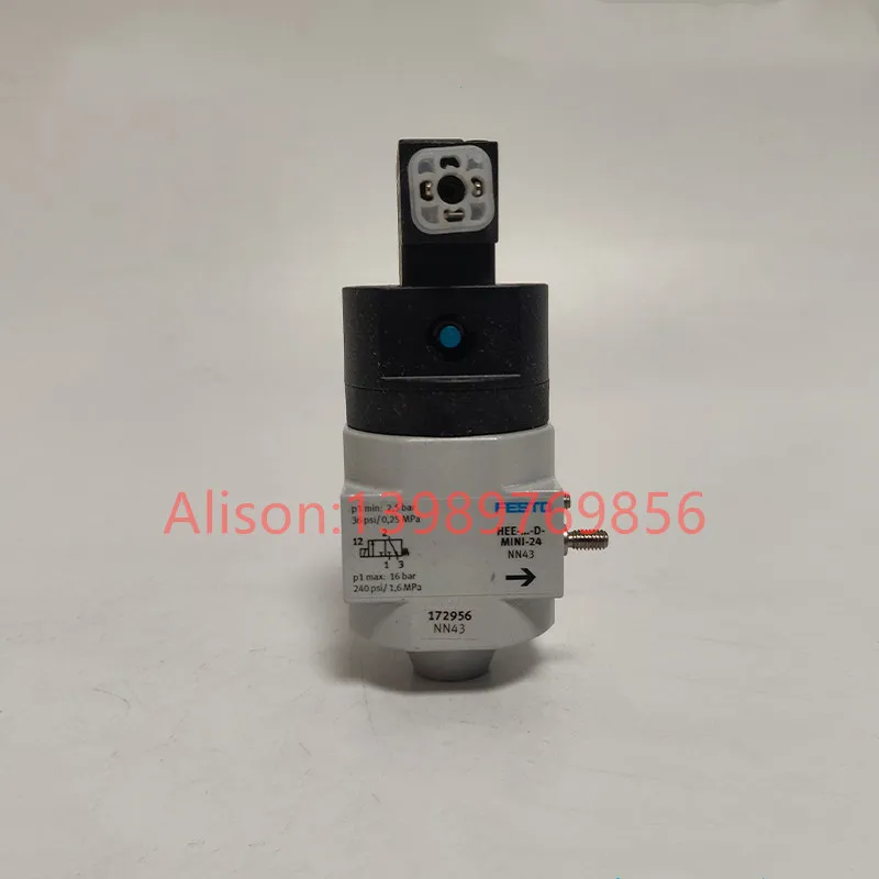 FESTO, пневматический on-off valve HEE-D-MINI-24 172956 HEE-D-MINI-110 172957 HEE-D-MINI-230 172958/8-D-MIDI-24 172941
FESTO, пневматический on-off valve HEE-D-MINI-24 172956 HEE-D-MINI-110 172957 HEE-D-MINI-230 172958/8-D-MIDI-24 172941