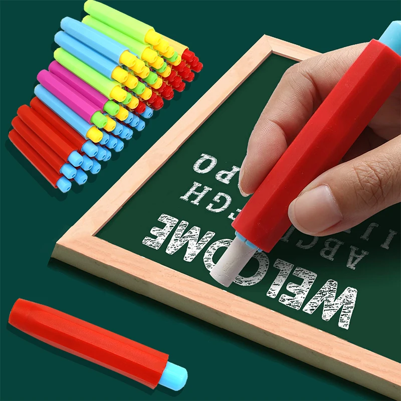 10Pcs Colorful Chalk Holders Adjustable Chalks Clip Teaching Aids for Drawing Writing Extender School Supply Teacher Accessories
10Pcs Colorful Chalk Holders Adjustable Chalks Clip Teaching Aids for Drawing Writing Extender School Supply Teacher Accessories