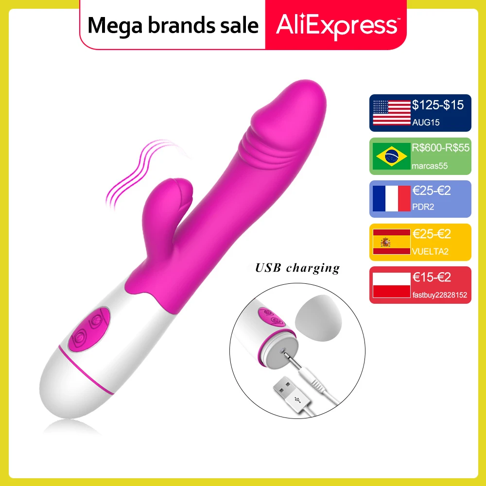 Купить Клиторально Вагинальный Вибратор