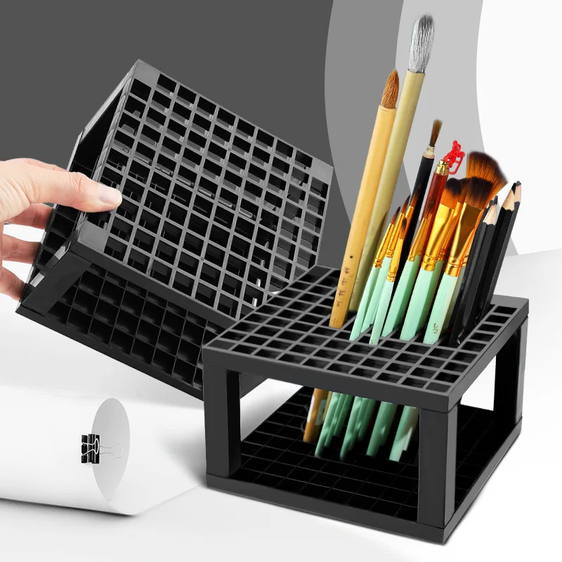 Pen Checkerboard Pen Holder Plastic Square Detachable Slots Multi-purpose Pen Holder Holder Large Capacity Penholder 96
Pen Checkerboard Pen Holder Plastic Square Detachable Slots Multi-purpose Pen Holder Holder Large Capacity Penholder 96