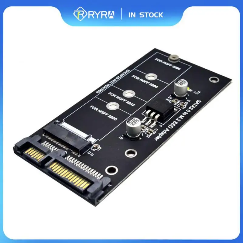 RYRA M.2 SATA M2 To SATA3 Adapter Card KEY B-M SSD Solid State Drive To 6G Interface Conversion Card NGFF Adapter
RYRA M.2 SATA M2 To SATA3 Adapter Card KEY B-M SSD Solid State Drive To 6G Interface Conversion Card NGFF Adapter