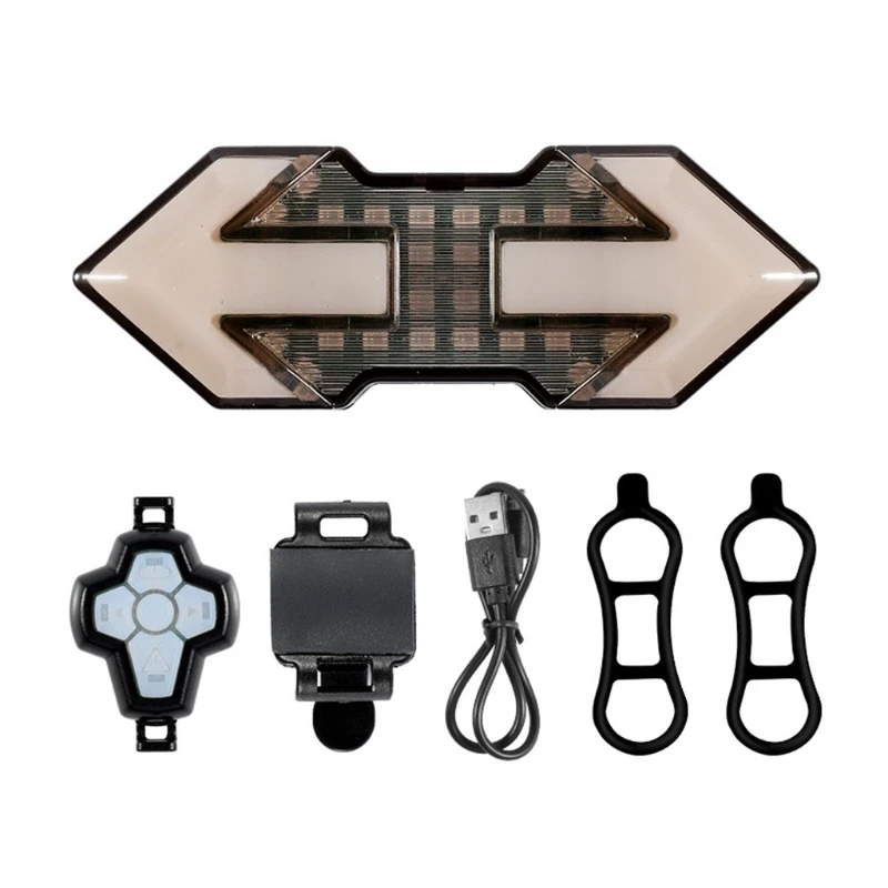 Bicycle Tail Light,Wireless Remote Control Bike Tail Light with Turn Signals,LED Rear Light USB Rechargeable
Bicycle Tail Light,Wireless Remote Control Bike Tail Light with Turn Signals,LED Rear Light USB Rechargeable