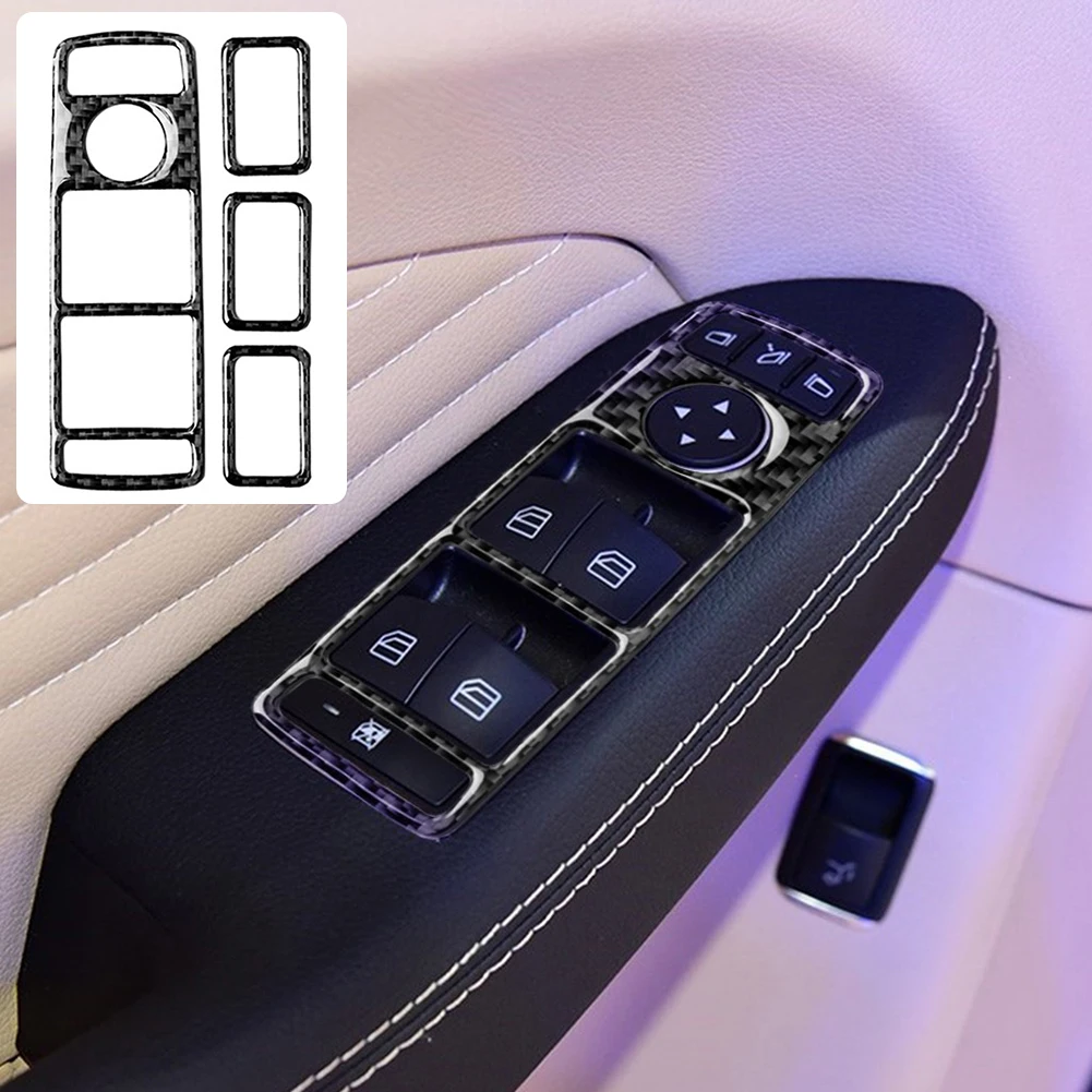 Carbon Fiber Lift Panel Cover Trim Car Window Glasses Lift Button Cover For Mercedes-Benz C Class W204 2007-14
Carbon Fiber Lift Panel Cover Trim Car Window Glasses Lift Button Cover For Mercedes-Benz C Class W204 2007-14