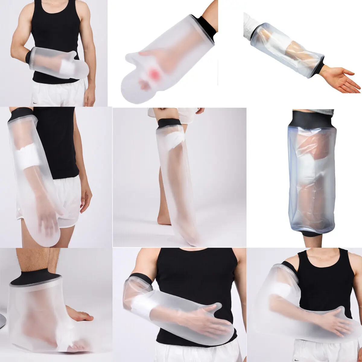 Waterproof Arm Cast Cover for Shower Protector Watertight Seal Cover Reusable Cast Protector
Waterproof Arm Cast Cover for Shower Protector Watertight Seal Cover Reusable Cast Protector