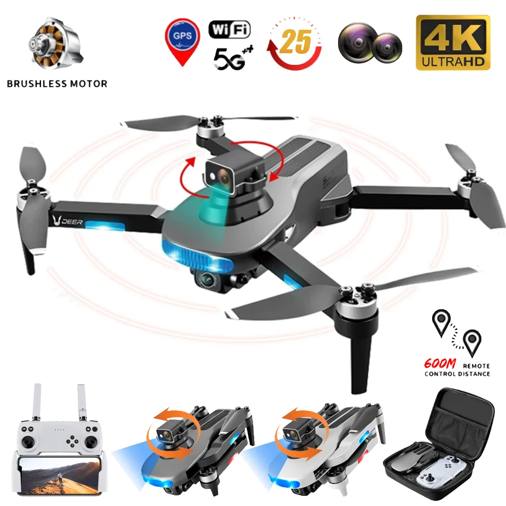 LU3 MAX GPS Drone with Camera 4K HD Professional 5G FPV 360° Obstacle Avoidance and Auto Follow Foldable Quadcopter Helicopter
LU3 MAX GPS Drone with Camera 4K HD Professional 5G FPV 360° Obstacle Avoidance and Auto Follow Foldable Quadcopter Helicopter