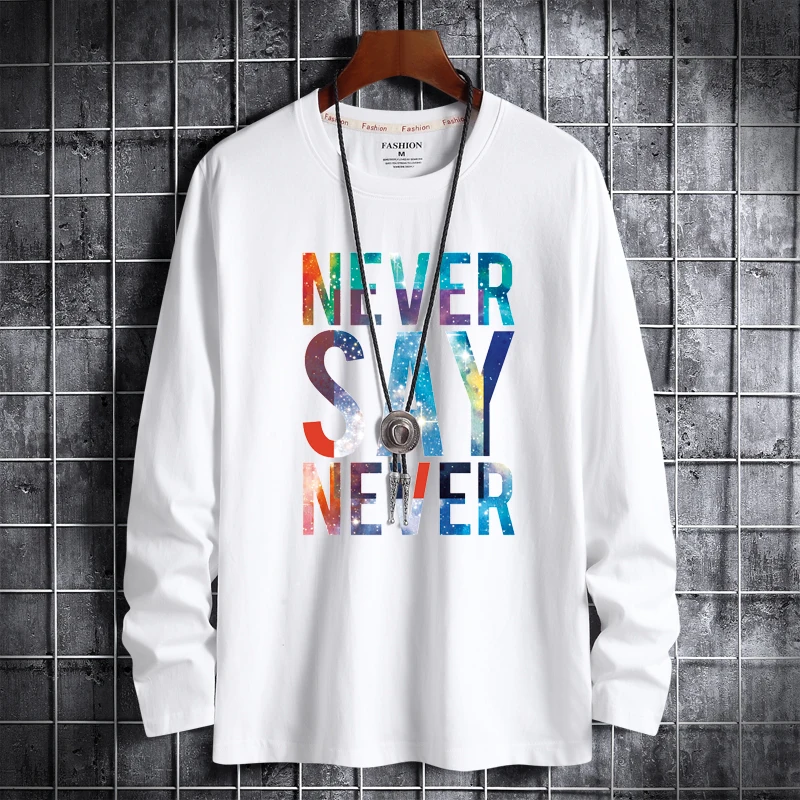 Long-Sleeve T-Shirts Men Print Cotton Tees Round-Neck Loose Soft TShirts Plus Size 4XL 5XL 6XL
Long-Sleeve T-Shirts Men Print Cotton Tees Round-Neck Loose Soft TShirts Plus Size 4XL 5XL 6XL