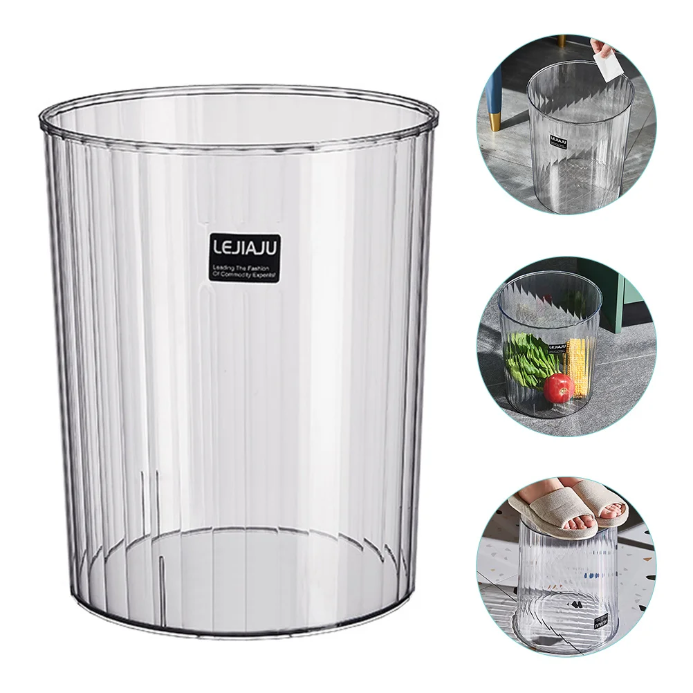 Trash Can Bin Garbage Basket Wastebasket Waste Container Kitchen Small Clear Compost Paperbathroom Office Transparent Bucket
Trash Can Bin Garbage Basket Wastebasket Waste Container Kitchen Small Clear Compost Paperbathroom Office Transparent Bucket