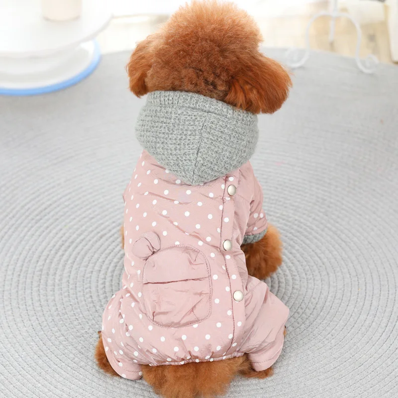 Winter Dog Clothes Cute Dots Pets Clothing Warm Dog Jumpsuit Coat Jacket Poodle Bichon Pomeranian Schnauzer Dog Costume Apparel
Winter Dog Clothes Cute Dots Pets Clothing Warm Dog Jumpsuit Coat Jacket Poodle Bichon Pomeranian Schnauzer Dog Costume Apparel