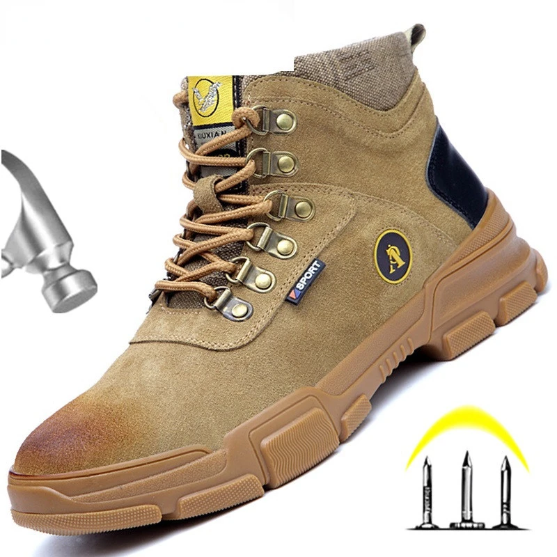 Safety Shoes Men Work Boots Anti-stab Work Shoes Men Steel Toe Shoes Indestructible Male Footwear Industrial Protective Dropship
Safety Shoes Men Work Boots Anti-stab Work Shoes Men Steel Toe Shoes Indestructible Male Footwear Industrial Protective Dropship