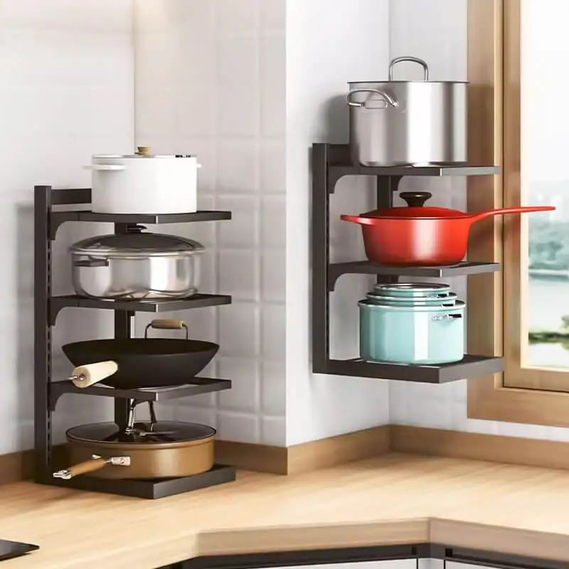 Kitchen Storage Rack Multi-use Kitchen Racks Multi-layer Floor Pan Rack Countertop Pot Rack Kitchen Accessories
Kitchen Storage Rack Multi-use Kitchen Racks Multi-layer Floor Pan Rack Countertop Pot Rack Kitchen Accessories
