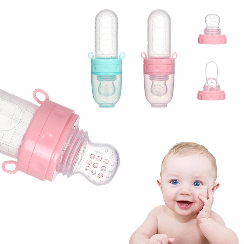 Newborn Baby Food Feeder with Spoon Silicone Nibbler Pacifier Fruit Feeder Baby Feeding Bottle Infant Squeeze Dispensing Feeder
Newborn Baby Food Feeder with Spoon Silicone Nibbler Pacifier Fruit Feeder Baby Feeding Bottle Infant Squeeze Dispensing Feeder