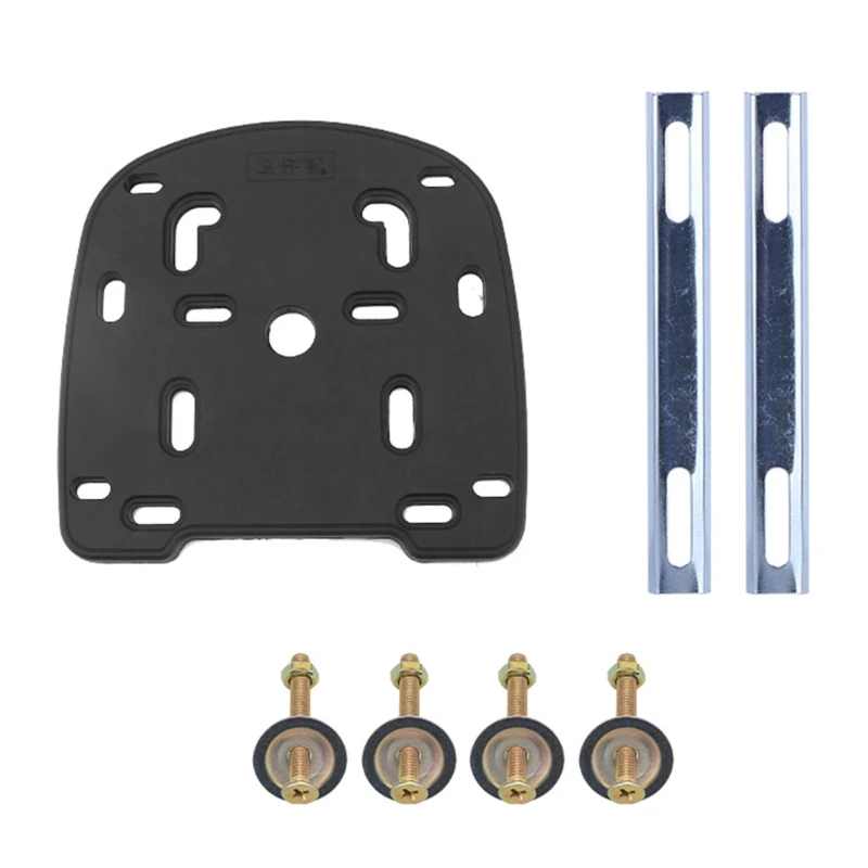 Базовая пластина багажника для мотоцикла E-скутера, задняя панель, основание, внутренняя усиленная штампованная Нижняя пластина, универсальная стойка для крепления 
Базовая пластина багажника для мотоцикла E-скутера, задняя панель, основание, внутренняя усиленная штампованная Нижняя пластина, универсальная стойка для крепления