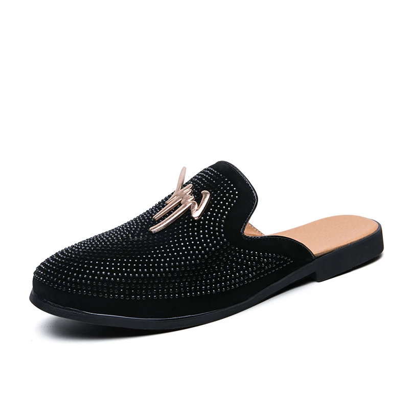Summer Men Dress Shoes Half Slippers High Quality Men Leather Casual Shoes Party Loafers Slippers Lightweight Soft Flats Sandals
Summer Men Dress Shoes Half Slippers High Quality Men Leather Casual Shoes Party Loafers Slippers Lightweight Soft Flats Sandals
