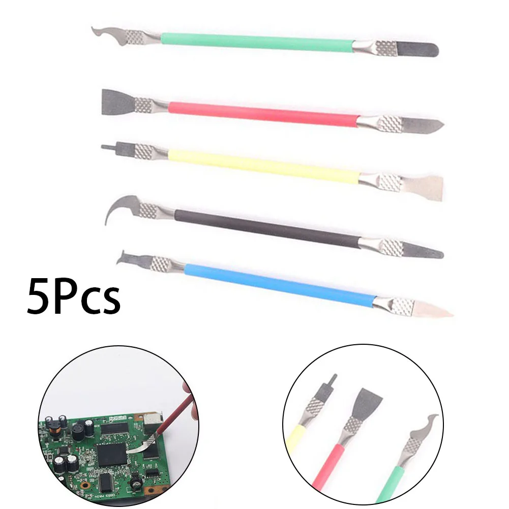 5Pcs/set Stainless Steel Dual Ends Pry Bar Dismantling Bar For BGA Repair Dismantling Phone CPU Chip And Phone Repair Tools
5Pcs/set Stainless Steel Dual Ends Pry Bar Dismantling Bar For BGA Repair Dismantling Phone CPU Chip And Phone Repair Tools
