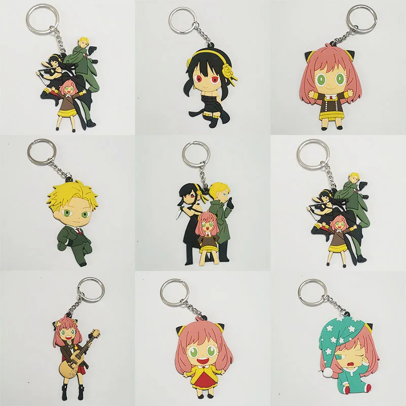 Anime SPY×FAMILY Twilight Loid Anya Yor Forger PVC Keychain Cosplay Accessories Cartoon Badge Pendant Gift
Anime SPY×FAMILY Twilight Loid Anya Yor Forger PVC Keychain Cosplay Accessories Cartoon Badge Pendant Gift