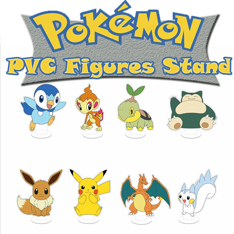 Покемон Аниме 1 шт. Пикачу Eevee Charizard Kawaii ПВХ Фигурки стенд украшения для детей на день рождения Рождество
Покемон Аниме 1 шт. Пикачу Eevee Charizard Kawaii ПВХ Фигурки стенд украшения для детей на день рождения Рождество