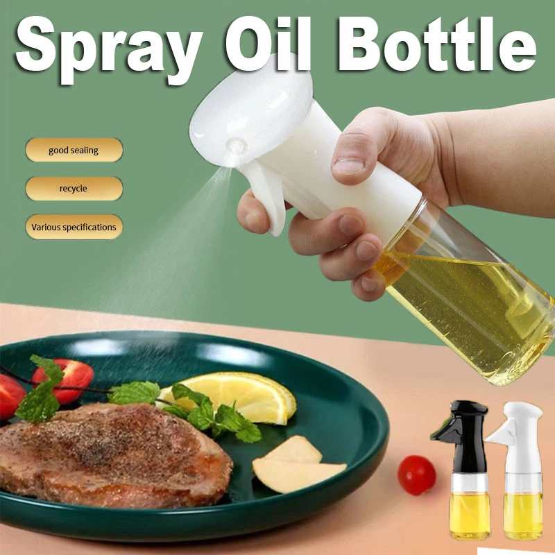 

1/2PCS Refillable Oil Dispenser Bottle Oil Spray Mister Oil Vinegar Spritzer Sprayer Bottles for Air Fryer Cooking Baking BBQ