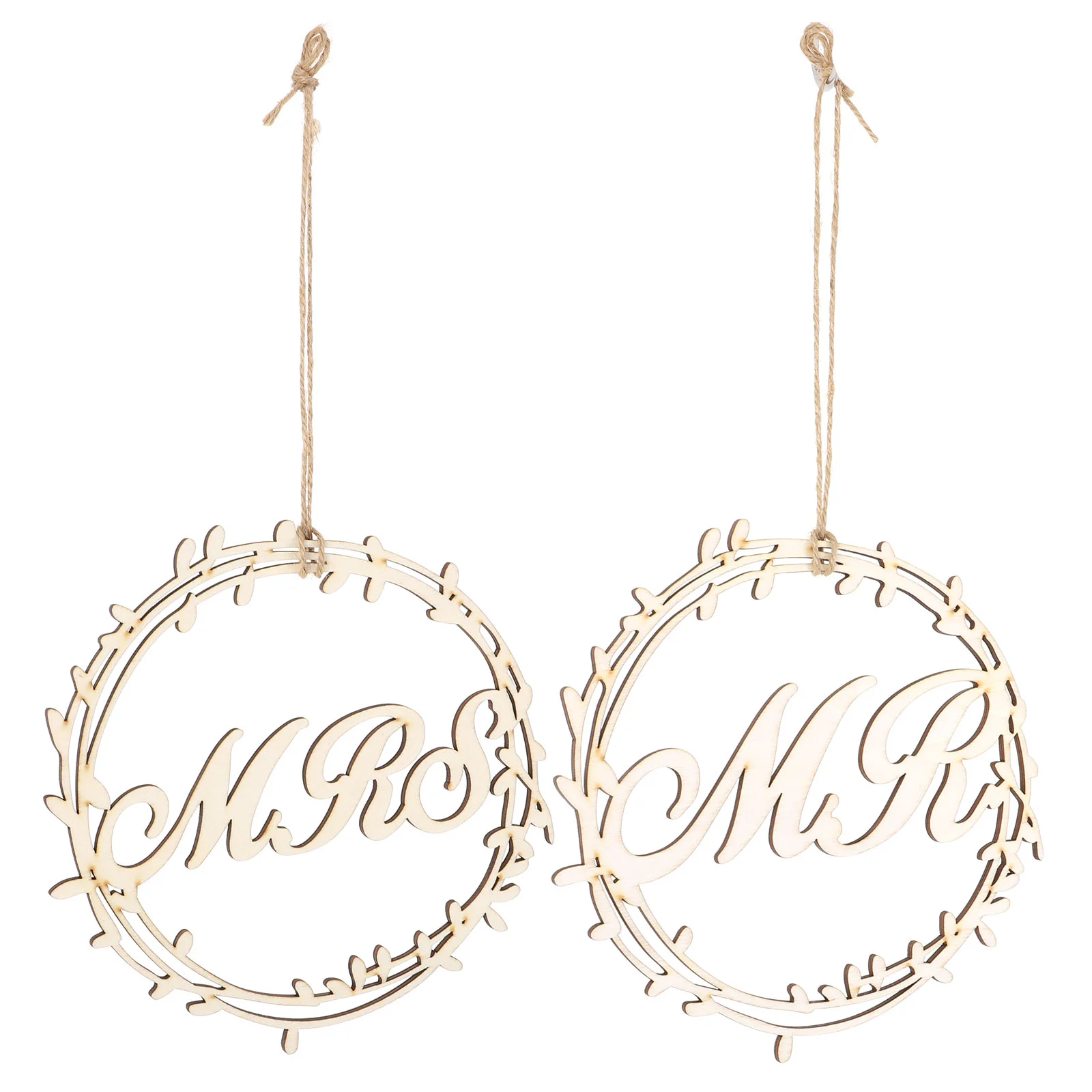 2 Pcs Wooden Hanging Sign Party Supply Seating Wear-resistant Mrs Signs Elegant Wedding Accessory The Table
2 Pcs Wooden Hanging Sign Party Supply Seating Wear-resistant Mrs Signs Elegant Wedding Accessory The Table