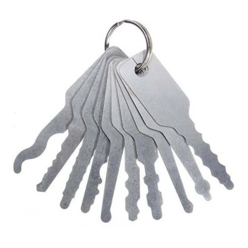 New 10PCS Jiggler Key Dual Sided Car Unlock Lock Repair Open Effective Tool Set Double-sided Car Unlocking Repair Accessories
New 10PCS Jiggler Key Dual Sided Car Unlock Lock Repair Open Effective Tool Set Double-sided Car Unlocking Repair Accessories