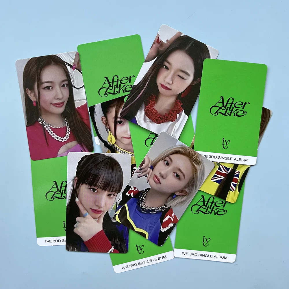 6PCS/Set Kpop Top Girl Group IVE Group New Album AFTER LIKE Random Small Card Collection Card Second Edition Album Fan Gifts
6PCS/Set Kpop Top Girl Group IVE Group New Album AFTER LIKE Random Small Card Collection Card Second Edition Album Fan Gifts