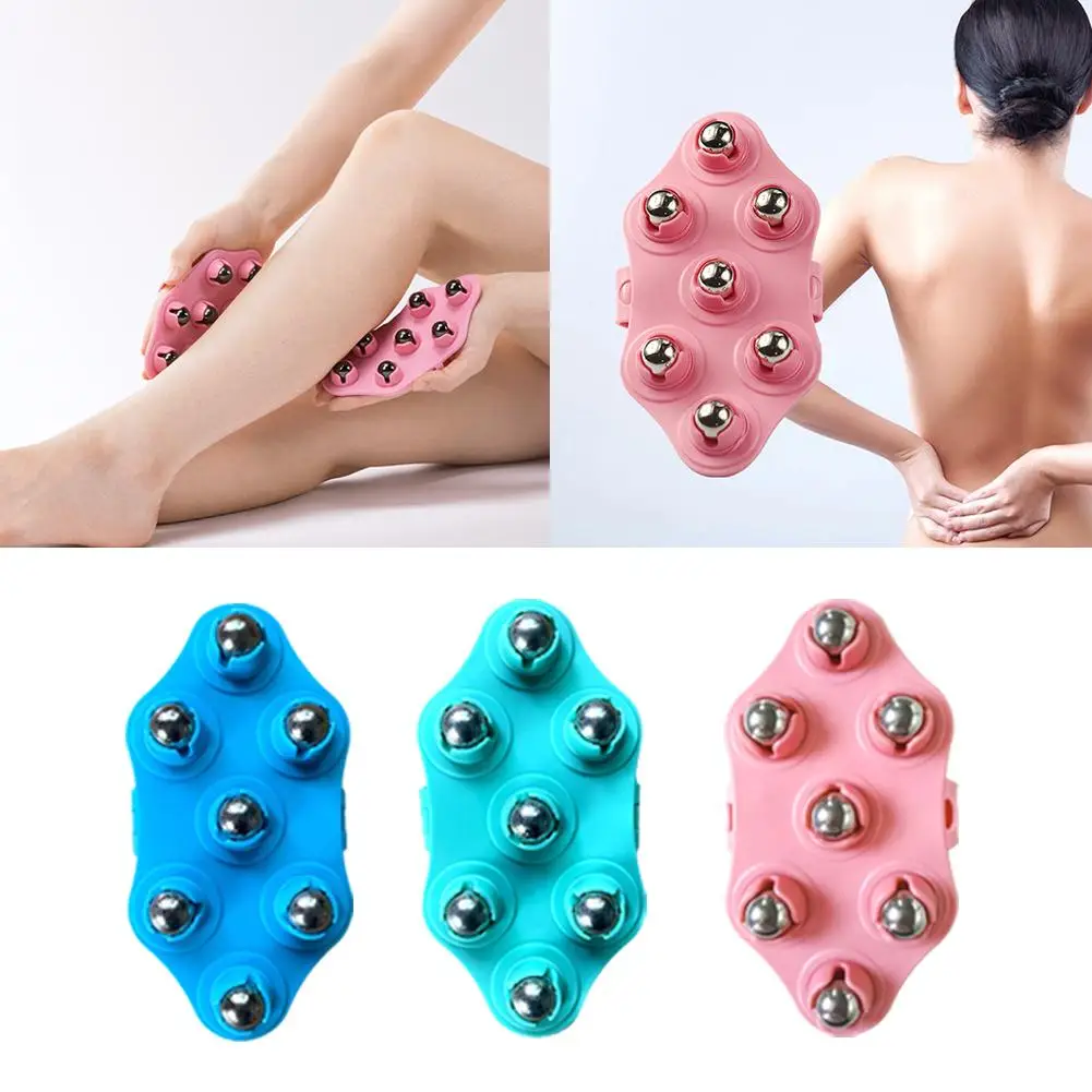 

Seven Bead Ball Massager Roller Kneading Abdomen Stomach Dredging Meridians Leg Body Thin Roller Instrument Brush Artifact Z5Y4