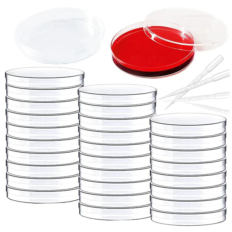 Sterile Plastic Petri Dishes With Lid,Clear Petri Dishes With Pipettes For Laboratory,Experimental Lesson,Cell Culture
Sterile Plastic Petri Dishes With Lid,Clear Petri Dishes With Pipettes For Laboratory,Experimental Lesson,Cell Culture