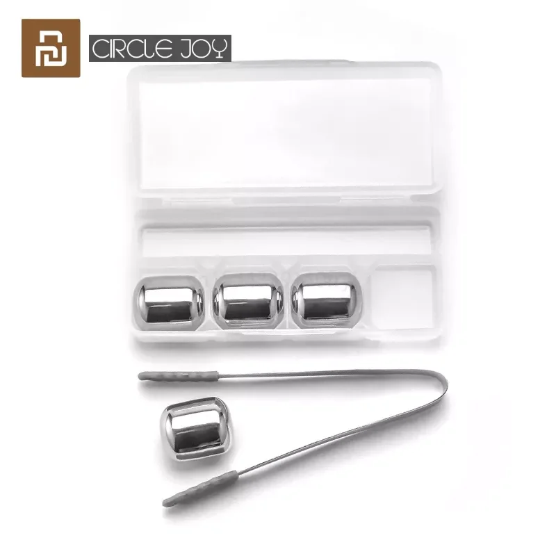 Youpin Circle Joy Ice Block 304 Stainless Steel Washable Block Reusable Use For Wine Juice and Various drinks
Youpin Circle Joy Ice Block 304 Stainless Steel Washable Block Reusable Use For Wine Juice and Various drinks