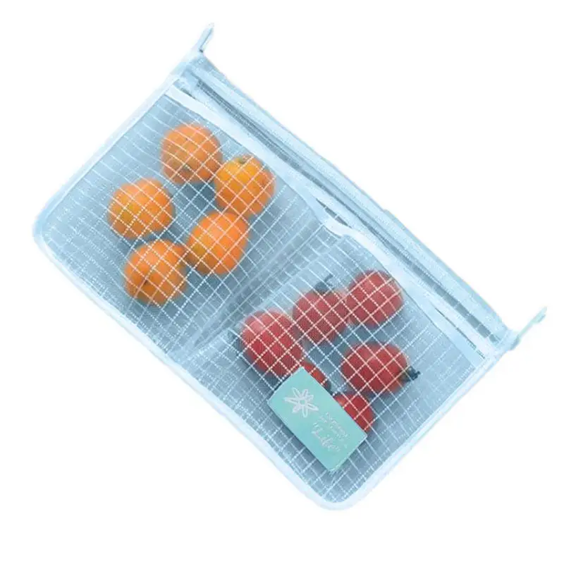 Refrigerator Storage Mesh Bag Household Sundries Sorting Bag For Small Objects Good Ventilation Refrigerator Door Organizer For 
Refrigerator Storage Mesh Bag Household Sundries Sorting Bag For Small Objects Good Ventilation Refrigerator Door Organizer For