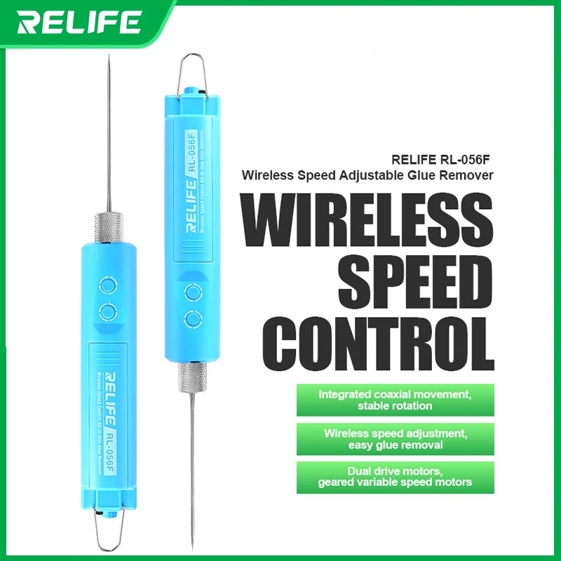 

RELIFE RL-056F Wireless Speed Adjustable Glue Remover Portable Rechargeable Phone LCD Touch Screen LOCA OCA Glue Cleaning Tool