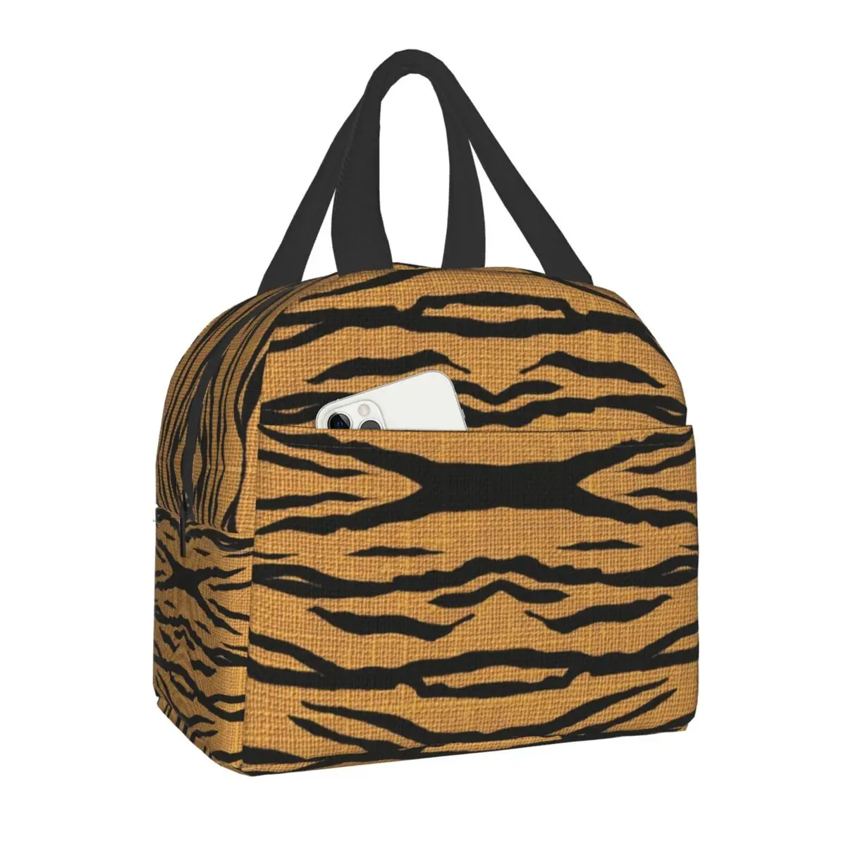 Tiger Skin Print Thermal Insulated Lunch Bag Women Animal Texture Portable Lunch Tote for School Food Box Picnic Storage Bag
Tiger Skin Print Thermal Insulated Lunch Bag Women Animal Texture Portable Lunch Tote for School Food Box Picnic Storage Bag