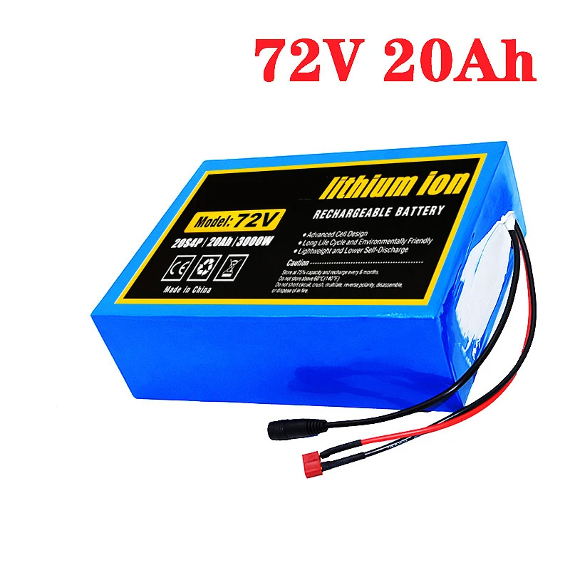 Новый комплект литиевых батарей 72 в 20 Ач 21700 20S4P 84 в для электрического велосипеда скутера мотоцикла BMS 3000 Вт аккумулятор высокой мощности + зарядное устройство 3 А
Новый комплект литиевых батарей 72 в 20 Ач 21700 20S4P 84 в для электрического велосипеда скутера мотоцикла BMS 3000 Вт аккумулятор высокой мощности + зарядное устройство 3 А