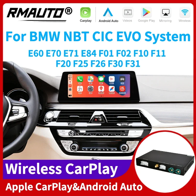 RMAUTO беспроводная Apple CarPlay Android Авто NBT CIC EVO система для BMW Все серии E60 E70 E71 E84 F01 F02 F10 F11 F20 F26 F30 F31
RMAUTO беспроводная Apple CarPlay Android Авто NBT CIC EVO система для BMW Все серии E60 E70 E71 E84 F01 F02 F10 F11 F20 F26 F30 F31