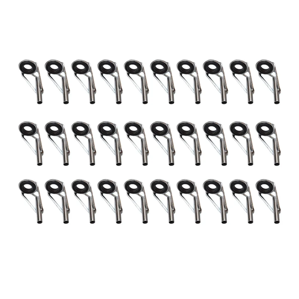 30pcs Set Fishing Rod Guides Ring Iron Fishing Top Rings Repair Kit Line Guides Tools Fish Tackle Accessories
30pcs Set Fishing Rod Guides Ring Iron Fishing Top Rings Repair Kit Line Guides Tools Fish Tackle Accessories