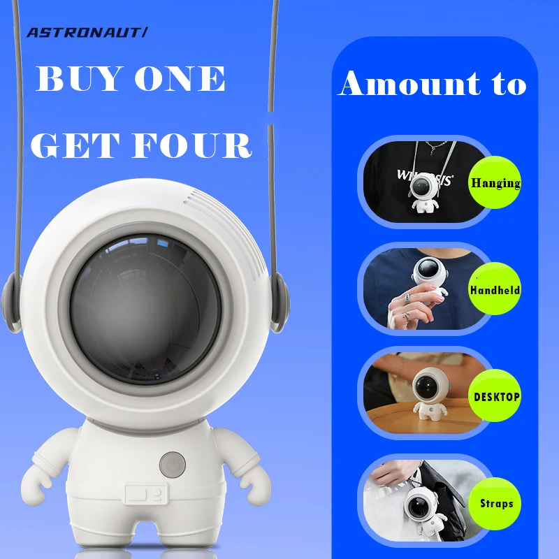 Homdd Portable Air Conditioner Headheld Desktop Neck Fan Mini Usb Rechargeable Bladeless Astronaut Xiaomi Fan for Home Outdoor
Homdd Portable Air Conditioner Headheld Desktop Neck Fan Mini Usb Rechargeable Bladeless Astronaut Xiaomi Fan for Home Outdoor