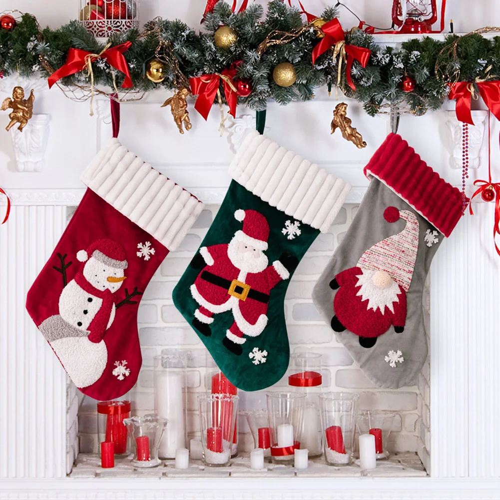 2023 New Christmas Stocking Christmas Decorations New Year Cartoon Snowman Santa Xmas Gifts Bag Christmas Tree Decoration
2023 New Christmas Stocking Christmas Decorations New Year Cartoon Snowman Santa Xmas Gifts Bag Christmas Tree Decoration