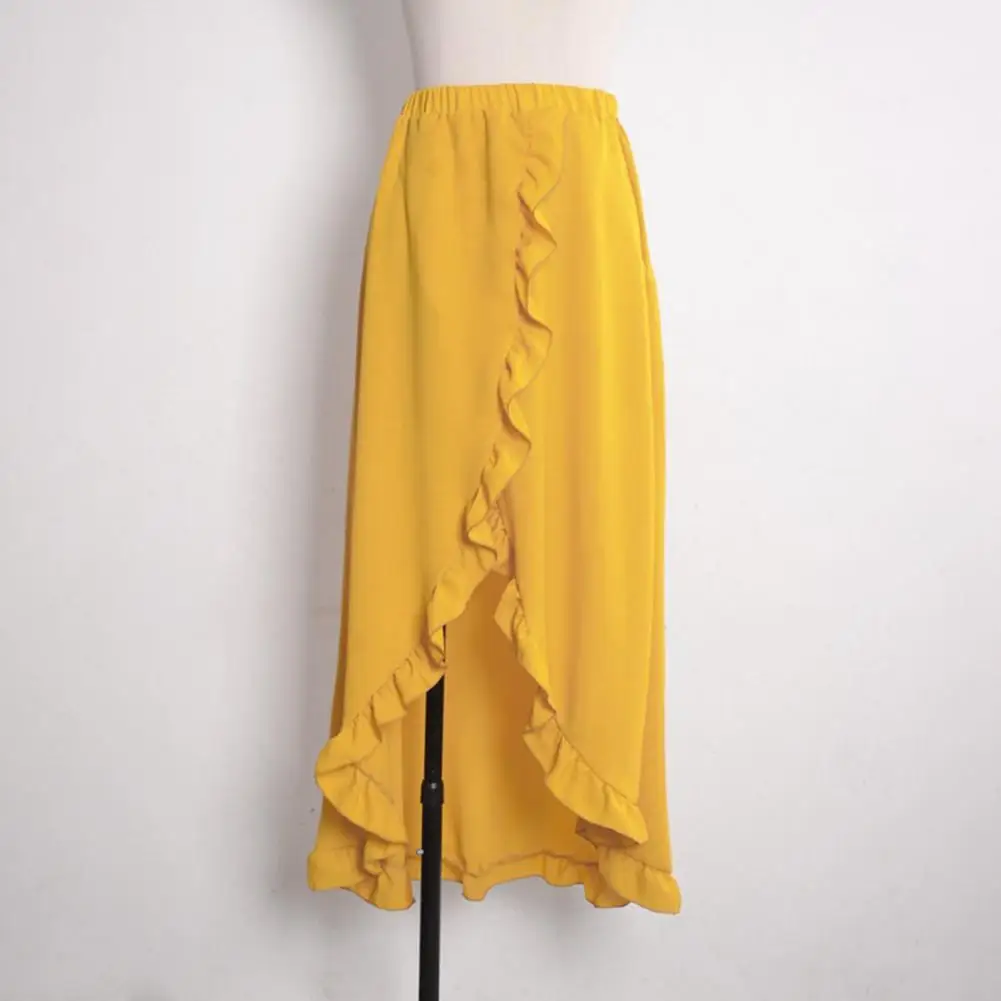 Ladies Popular Pure Color Long Skirt Elegant Party Skirt Solid Color for Vacation
Ladies Popular Pure Color Long Skirt Elegant Party Skirt Solid Color for Vacation